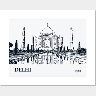 Delhi - India Posters and Art